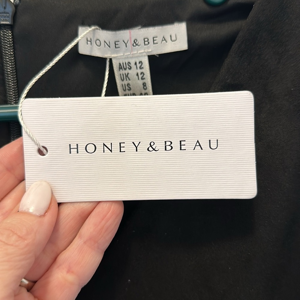 Honey and Beau wild zebra dress. Size 8. NWT - Picture 6 of 6